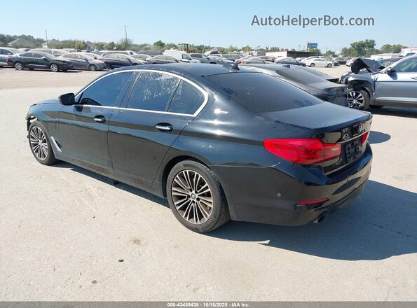 WBAJA9C55JB032734 2018 BMW 5 SERIES Black უკანა მარცხენა