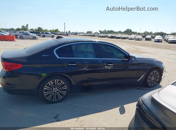 WBAJA9C55JB032734 2018 BMW 5 SERIES Black სალონის 360-გრადუსიანი ხედი