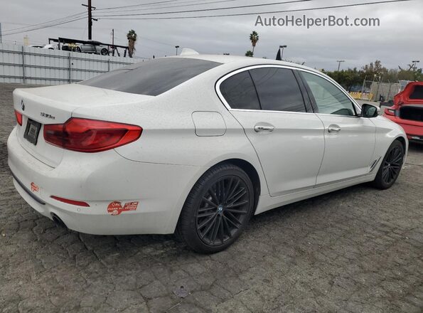 WBAJA9C55JB033169 2018 BMW 5 SERIES White Trasero derecho