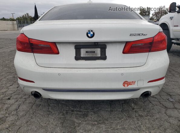WBAJA9C55JB033169 2018 BMW 5 SERIES White Vista trasera