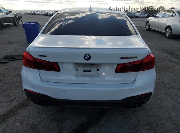 WBAJB9C52JB285992 2018 BMW M5 White Հետևի տեսք