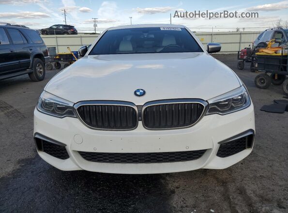 WBAJB9C52JB285992 2018 BMW M5 White Դիմացի տեսք