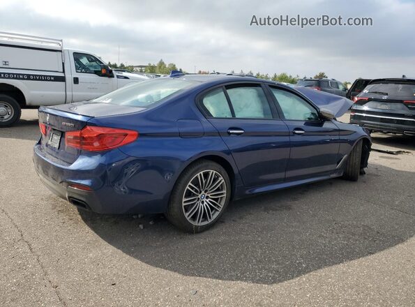 WBAJB9C58JB286290 2018 BMW M5 Blue Tył prawy
