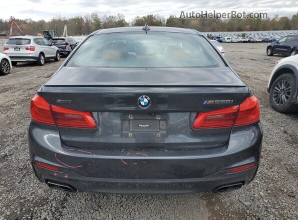 WBAJB9C59KB288194 2019 BMW M5 Black უკანა ხედი