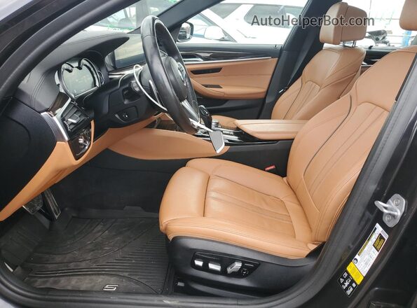 WBAJB9C59KB288194 2019 BMW M5 Black წინა სალონის ხედი