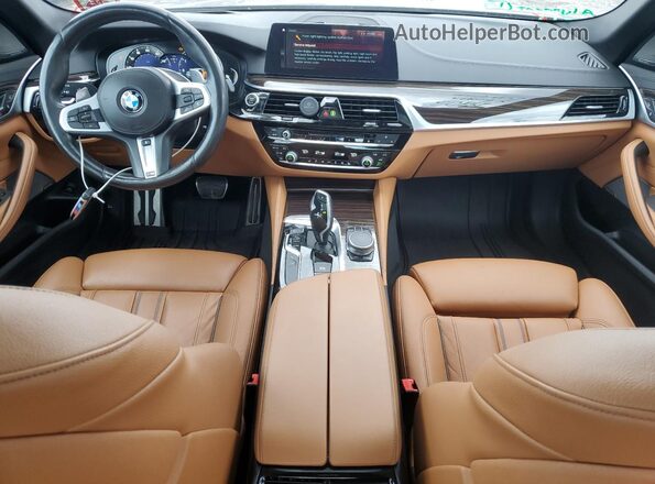 WBAJB9C59KB288194 2019 BMW M5 Black წინა პანელის ხედი