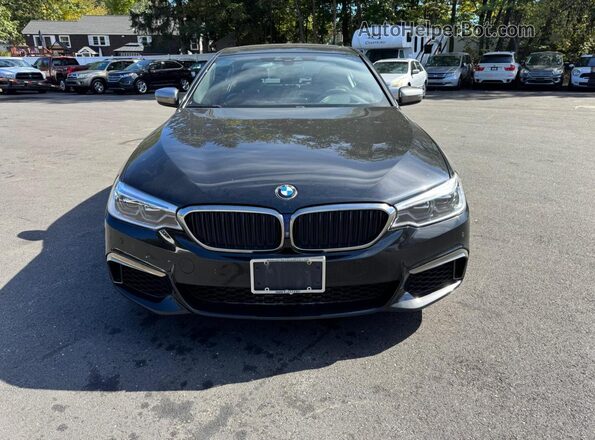 WBAJB9C5XJB035707 2018 BMW M5 Черный Вид сзади