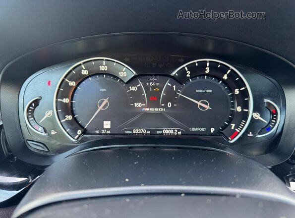 WBAJB9C5XJB035707 2018 BMW M5 Черный Вид наклейки с VIN-кодом