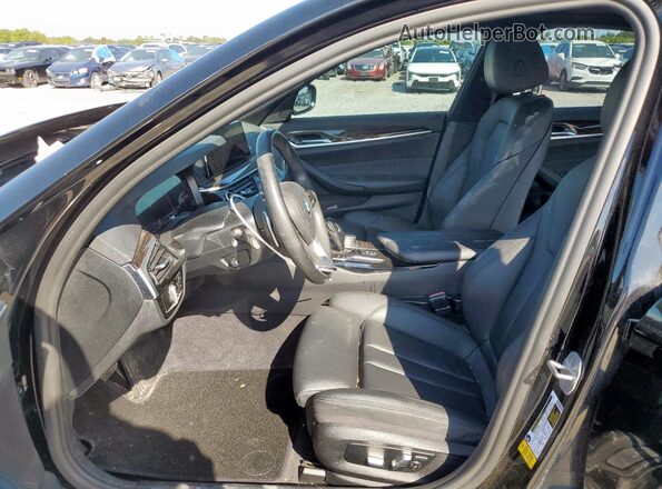 WBAJR3C01LCE66725 2020 BMW 5 SERIES Black Vista interior delantera