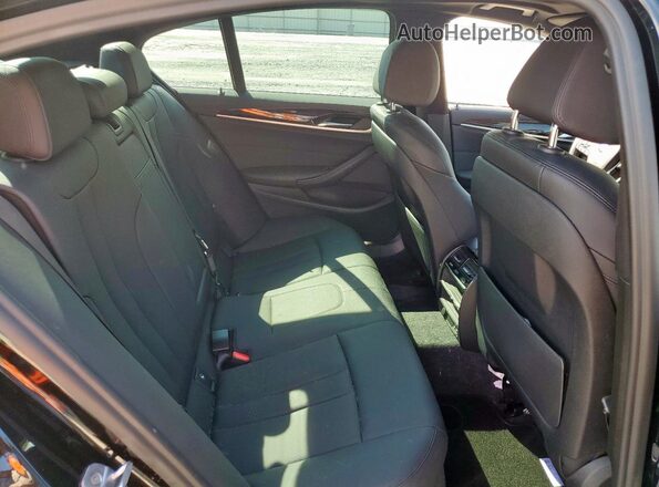 WBAJR3C01LCE66725 2020 BMW 5 SERIES Black Vista de los asientos traseros