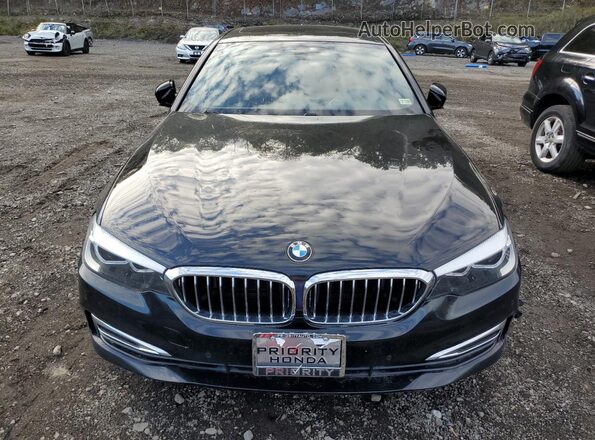 WBAJR3C09LCD75394 2020 BMW 5 SERIES Black Widok z przodu
