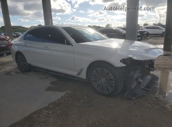 WBAJR7C05LCD79062 2020 BMW 5 SERIES Белый Передняя правая четверть