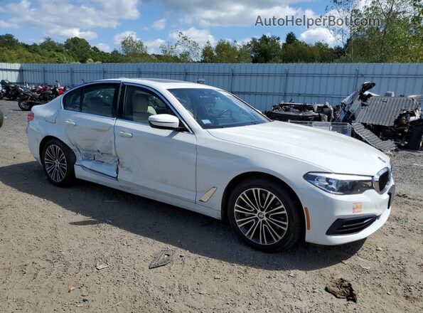 WBAJR7C05LWW80412 2020 BMW 5 SERIES Белый Передняя правая четверть