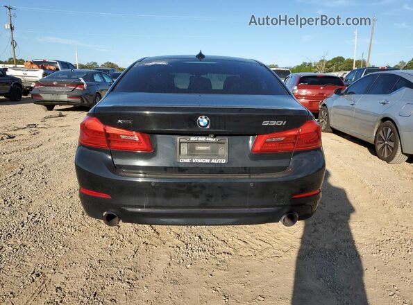 WBAJR7C07LWW65409 2020 BMW 5 SERIES Black Հետևի տեսք