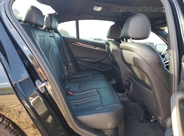 WBAJR7C07LWW65409 2020 BMW 5 SERIES Black Հետևի նստատեղերի տեսք