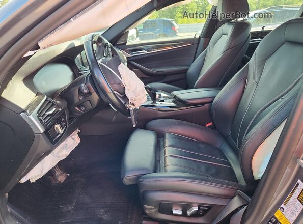 WBAJR7C09LCD20824 2020 BMW 5 SERIES Gray Սալոնի դիմացի տեսք