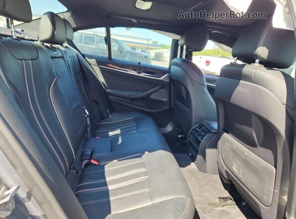 WBAJR7C09LCD20824 2020 BMW 5 SERIES Gray Հետևի նստատեղերի տեսք