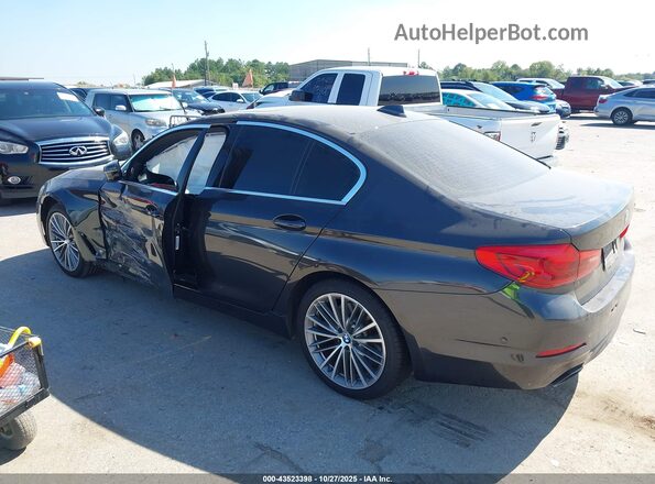 WBAJS1C08LCD37549 2020 BMW 5 SERIES Black უკანა მარცხენა