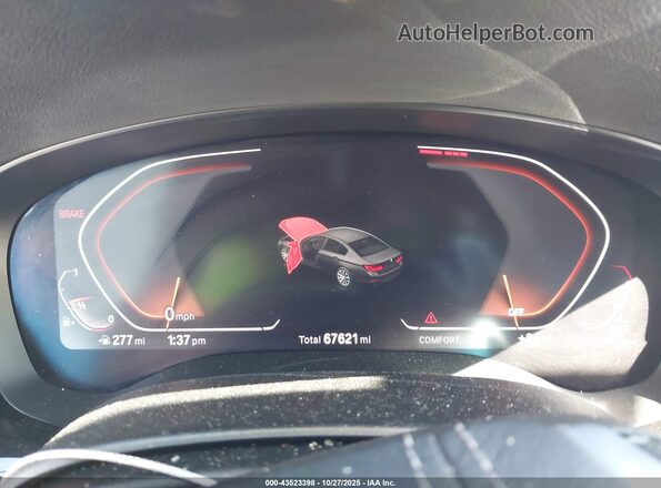 WBAJS1C08LCD37549 2020 BMW 5 SERIES Black უკანა სავარძლების ხედი
