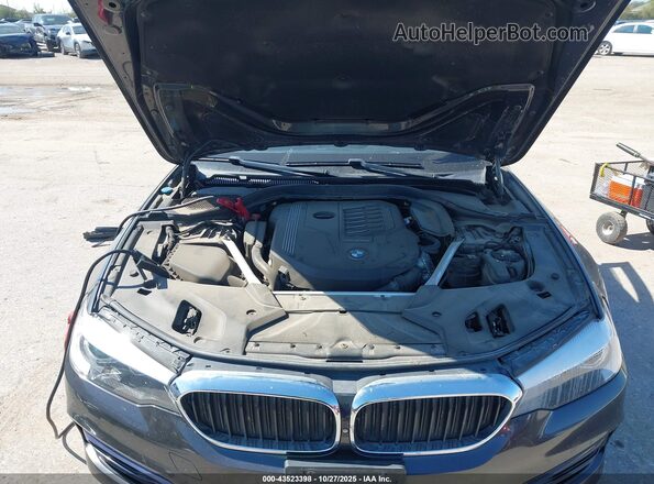 WBAJS1C08LCD37549 2020 BMW 5 SERIES Black უკანა ხედი