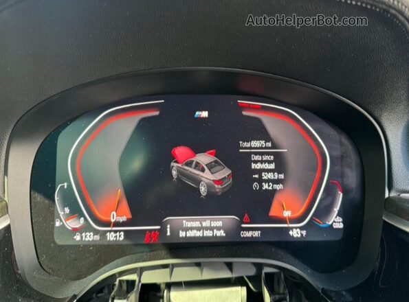 WBAJS3C04LCD63111 2020 BMW 5 SERIES Gray Widok zestawu wskaźników