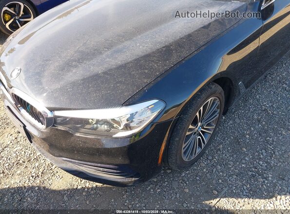 WBAJS3C08LWW70504 2020 BMW 5 SERIES Black Вид спереду