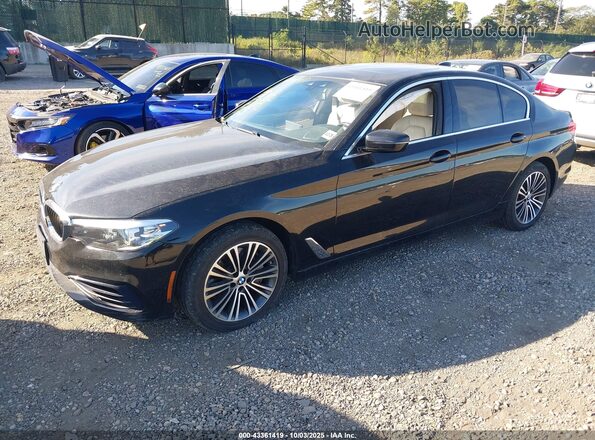 WBAJS3C08LWW70504 2020 BMW 5 SERIES Black Передня ліва чверть