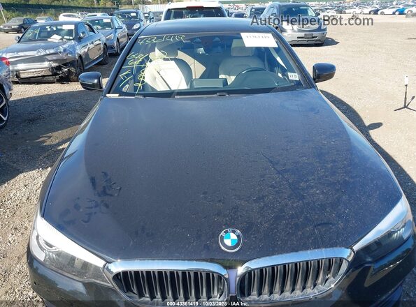 WBAJS3C08LWW70504 2020 BMW 5 SERIES Black Вид щитка приладів