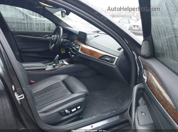 WBAJS7C01LCD16206 2020 BMW 5 SERIES Black Front interior view