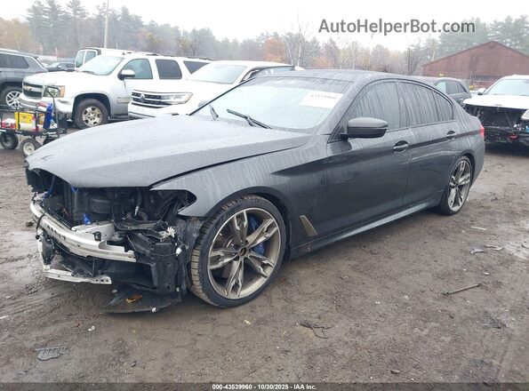 WBAJS7C01LCD16206 2020 BMW 5 SERIES Black Front left