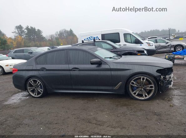 WBAJS7C01LCD16206 2020 BMW 5 SERIES Black Rear interior view