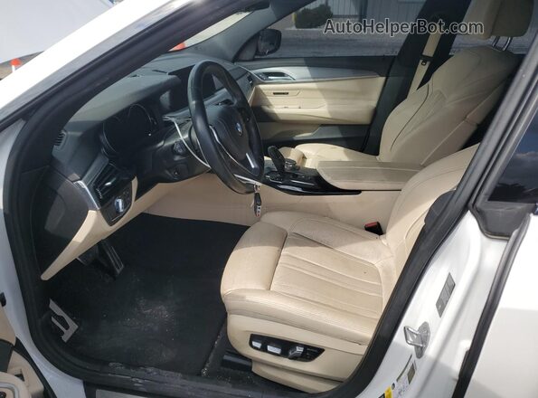 WBAJV6C51JBK07449 2018 BMW 6 SERIES White Front interior view