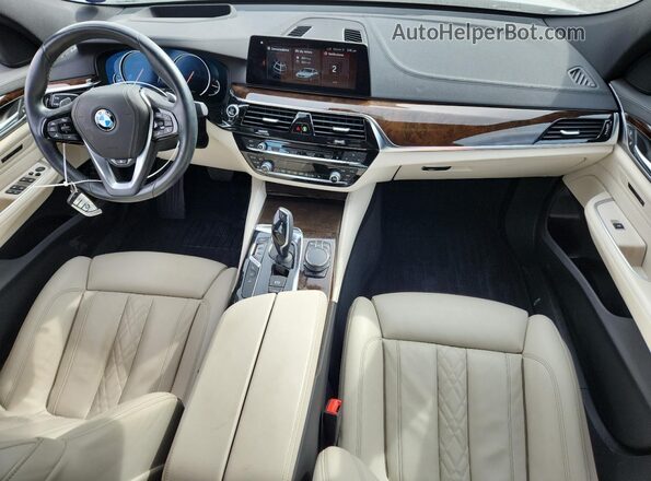 WBAJV6C54JBJ99752 2018 BMW 6 SERIES Gray Dashboard view