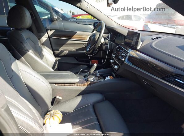 WBAJV6C54JBK07154 2018 BMW 6 SERIES Navy Vista interior delantera