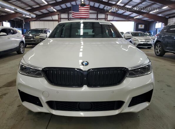 WBAJV6C55KBK07990 2019 BMW 6 SERIES White Դիմացի տեսք
