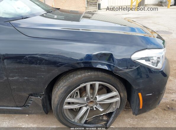 WBAJV6C59JBK07389 2018 BMW 6 SERIES Dark Blue Front view