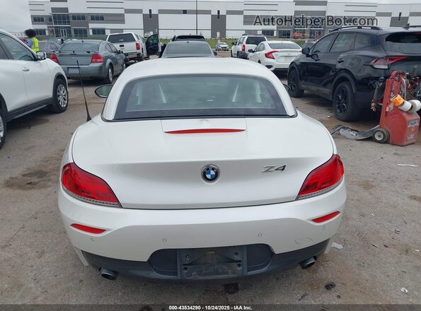 WBALM7C50GJ799314 2016 BMW Z4 Белый 
