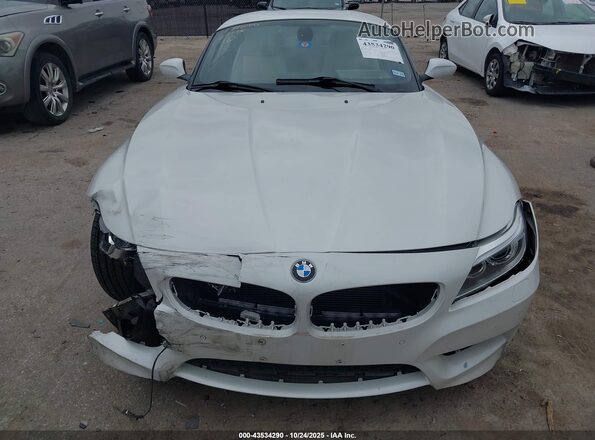 WBALM7C50GJ799314 2016 BMW Z4 Белый Вид спереди