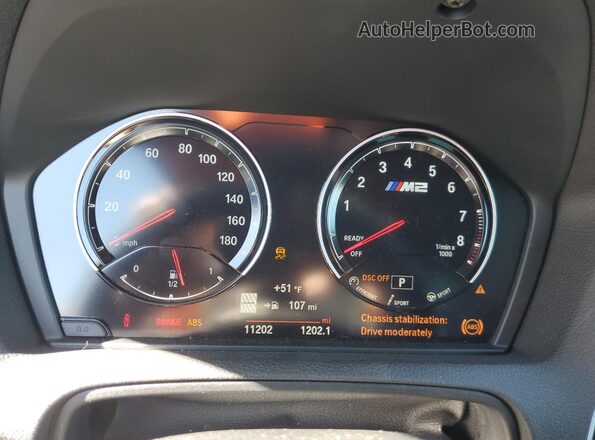 WBS1J3C06L7G22270 2020 BMW M2 Gray 