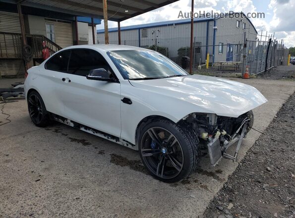 WBS1J5C56JVD36693 2018 BMW M2 White Передня права чверть