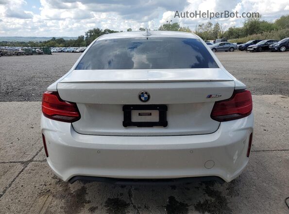 WBS1J5C56JVD36693 2018 BMW M2 White Вид ззаду