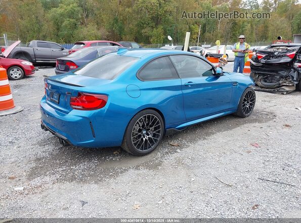 WBS2U7C04L7E15606 2020 BMW M2 Синий Задняя правая четверть