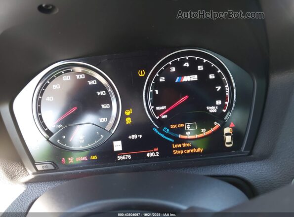 WBS2U7C08L7E97226 2020 BMW M2 Black 