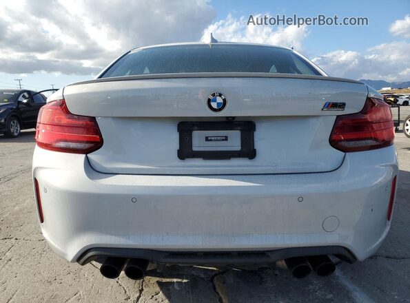 WBS2U7C09M7H19564 2021 BMW M2 Silver Vista trasera