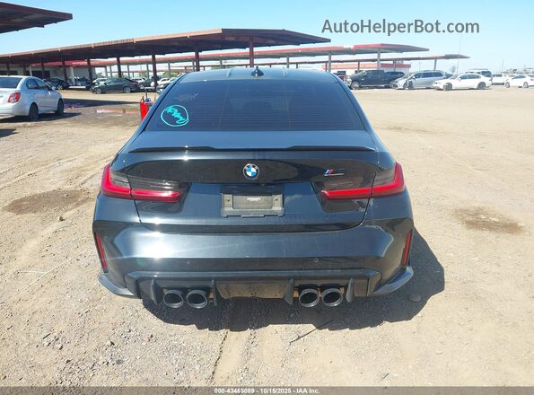 WBS33AY04NFM25393 2022 BMW M3 Black 