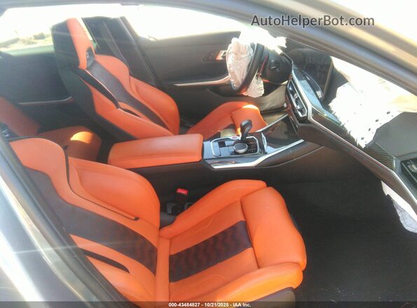WBS33AY05RFS16461 2024 BMW M3 Gray Vista interior delantera