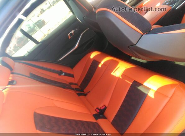 WBS33AY05RFS16461 2024 BMW M3 Gray Vista de la etiqueta del VIN