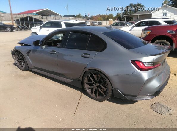 WBS33AY05RFS16461 2024 BMW M3 Gray Trasero izquierdo