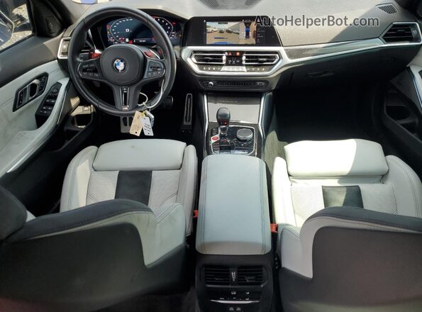 WBS33AY06MFK91548 2021 BMW M3 Синий Вид панели приборов