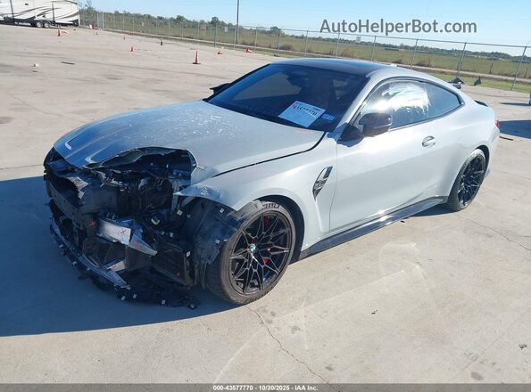 WBS33AZ00MCH48423 2021 BMW M4 Серый Передняя левая четверть